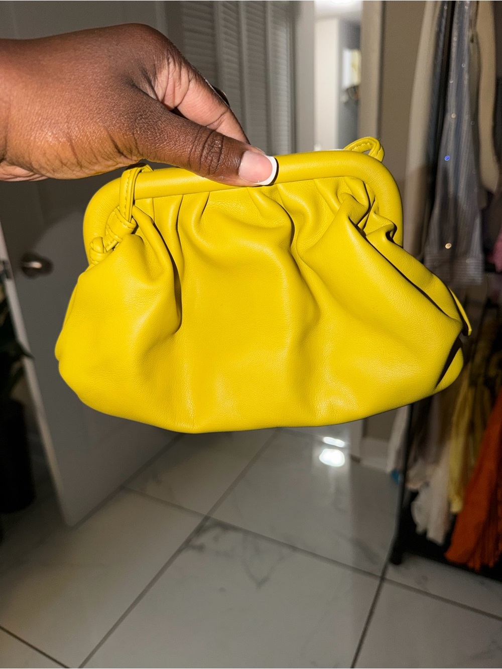 Steve Madden Bright Yellow Braided Double-Strap Slide - Picture 4 of 6